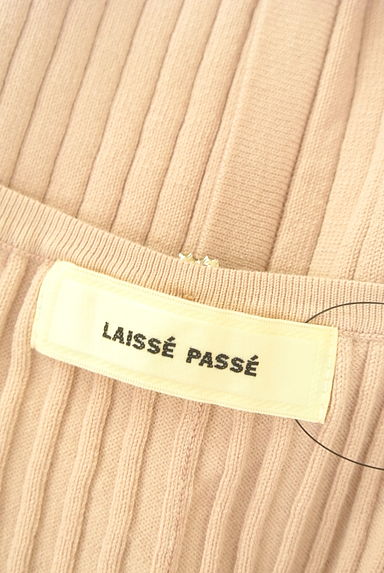 LAISSE PASSE（レッセパッセ）の古着「花モチーフ付きリブニット（ニット）」大画像６へ
