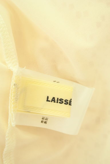 LAISSE PASSE（レッセパッセ）の古着「花刺繍レースカットソー（カットソー・プルオーバー）」大画像６へ