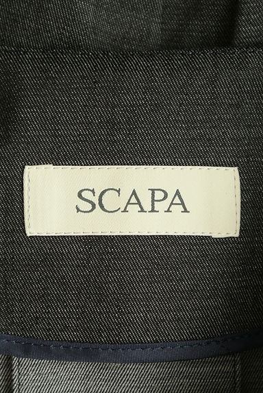 SCAPA（スキャパ）の古着「バックタックノーカラージャケット（ジャケット）」大画像６へ