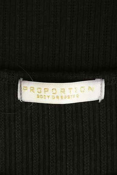 PROPORTION BODY DRESSING（プロポーションボディ ドレッシング）の古着「シフォン切替６分袖リブカットソー（ニット）」大画像６へ
