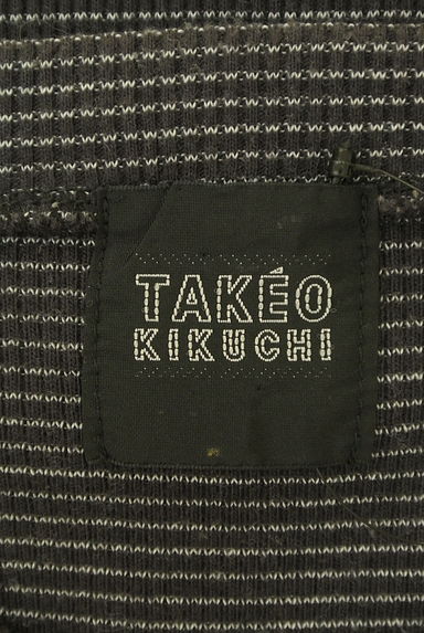 TAKEO KIKUCHI（タケオキクチ）の古着「VネックボーダーTシャツ（Ｔシャツ）」大画像６へ
