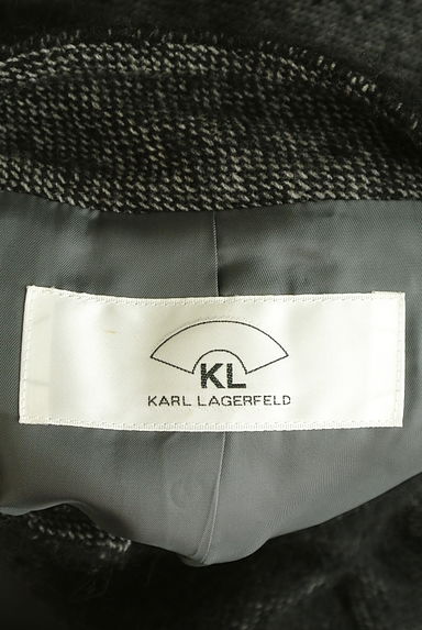 KARL LAGERFELD（カールラガーフェルド）の古着「モヘヤ混ハイネックジャケット（ジャケット）」大画像６へ