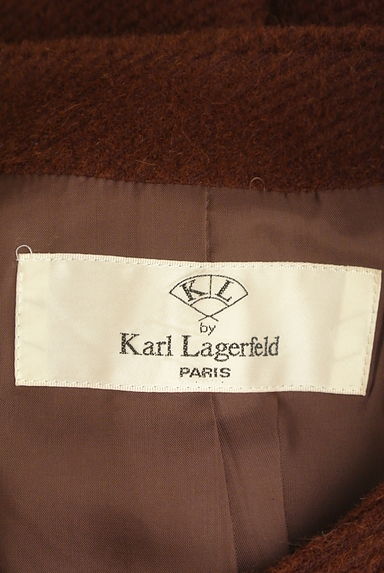 KARL LAGERFELD（カールラガーフェルド）の古着「ノーカラーミドル丈ウールコート（コート）」大画像６へ