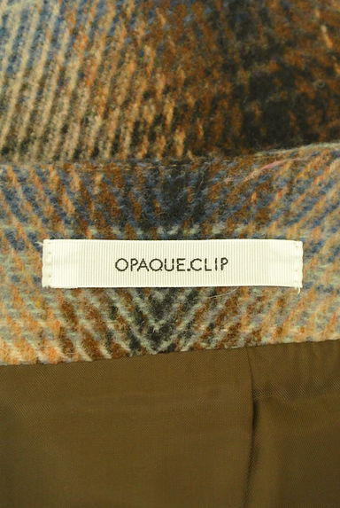 OPAQUE.CLIP（オペークドットクリップ）の古着「チェック柄膝丈ベイカースカート（スカート）」大画像６へ