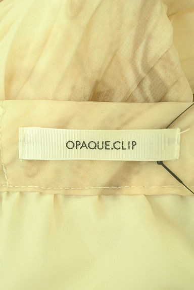 OPAQUE.CLIP（オペークドットクリップ）の古着「マーブルプリーツシアーロングスカート（ロングスカート・マキシスカート）」大画像６へ