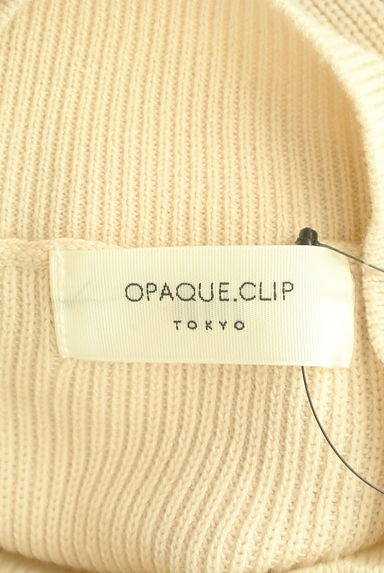 OPAQUE.CLIP（オペークドットクリップ）の古着「ニット×シャツレイヤード風ワンピース（ワンピース・チュニック）」大画像６へ