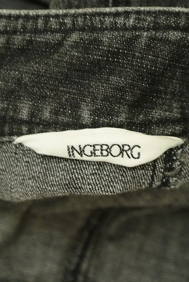INGEBORG（インゲボルグ）の古着「膝下丈レース切替マーメイドデニムスカート（スカート）」大画像６へ