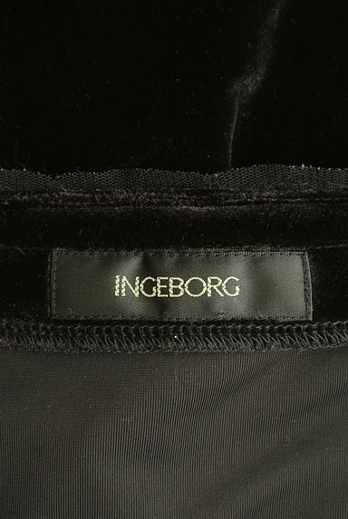 INGEBORG（インゲボルグ）の古着「リボン付きベロアチュニック（カットソー・プルオーバー）」大画像６へ