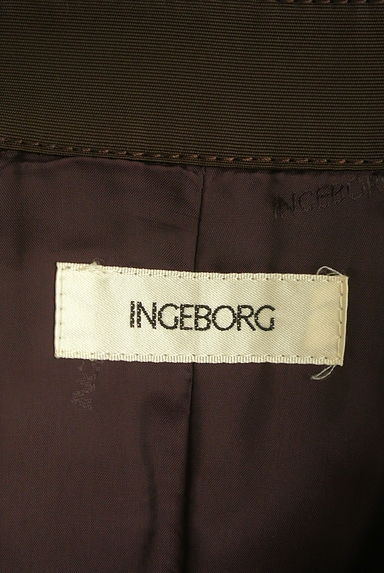 INGEBORG（インゲボルグ）の古着「リボン付き光沢ロングコート（トレンチコート）」大画像６へ