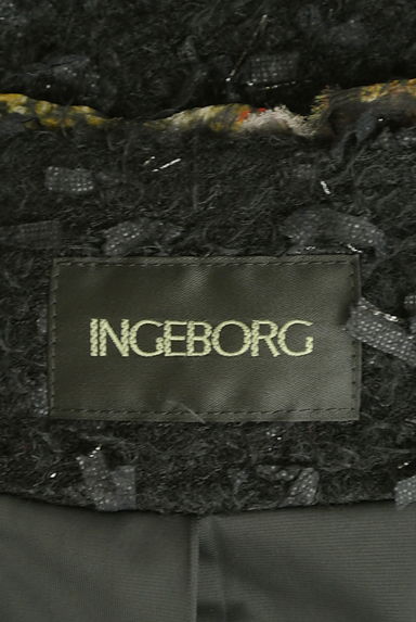 INGEBORG（インゲボルグ）の古着「ノーカラーシャギーニットジャケット（ジャケット）」大画像６へ