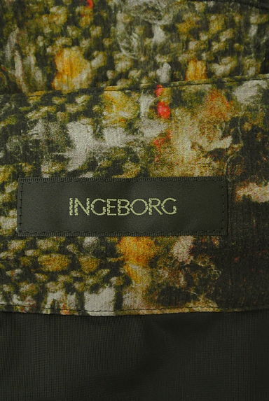 INGEBORG（インゲボルグ）の古着「花柄フリルティアード膝下丈スカート（スカート）」大画像６へ