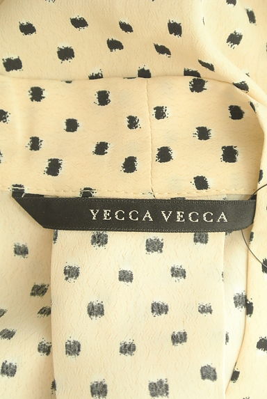 YECCA VECCA（イェッカヴェッカ）の古着「リボンタイスクエアドットブラウス（カットソー・プルオーバー）」大画像６へ
