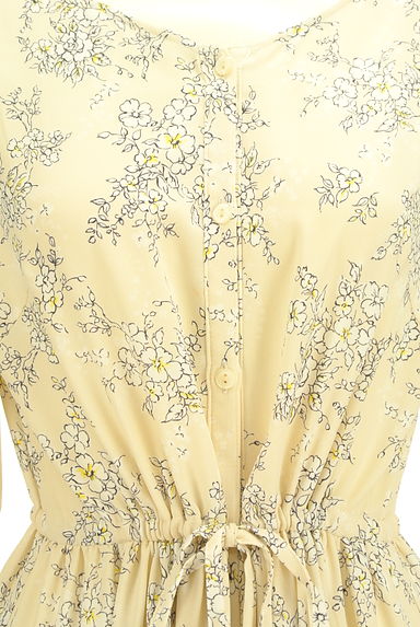 Debut de Fiore by LAISSE PASSE（デビュー・ド・フィオレ）の古着「花柄シャツロングワンピース（ワンピース・チュニック）」大画像４へ