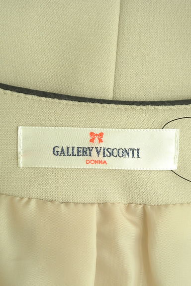 GALLERY VISCONTI（ギャラリービスコンティ）の古着「パイピングノーカラージャケット（ジャケット）」大画像６へ