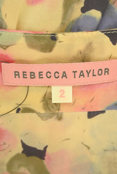 REBECCA TAYLOR（レベッカテイラー）の古着「５分袖花柄膝丈ワンピース（ワンピース・チュニック）」大画像６へ