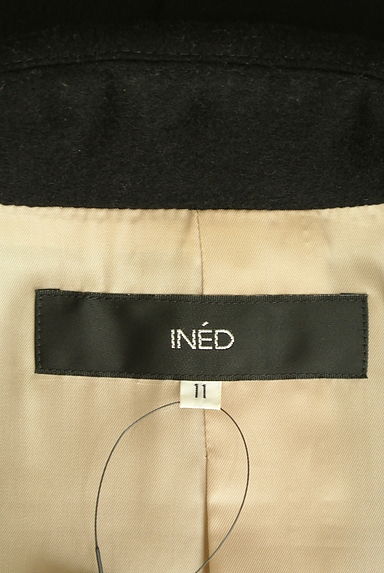 INED（イネド）の古着「ベルト付きカシミヤロングコート（コート）」大画像６へ