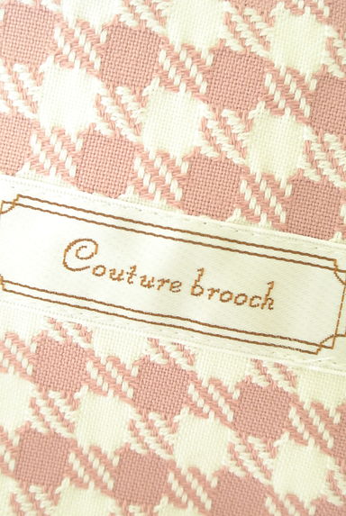 Couture Brooch（クチュールブローチ）の古着「ギンガムチェック柄膝丈ジャンパースカート（キャミワンピース）」大画像６へ
