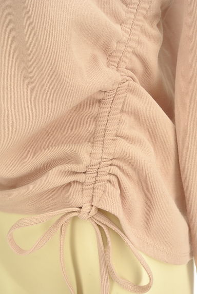 rienda（リエンダ）の古着「ドロストリボンVネックニットトップス（ニット）」大画像４へ
