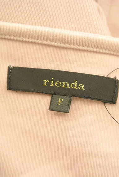 rienda（リエンダ）の古着「ドロストリボンVネックニットトップス（ニット）」大画像６へ
