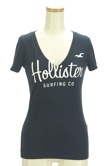 Hollister Co.（ホリスター）の古着「ロゴプリントVネックTシャツ（カットソー・プルオーバー）」大画像１へ