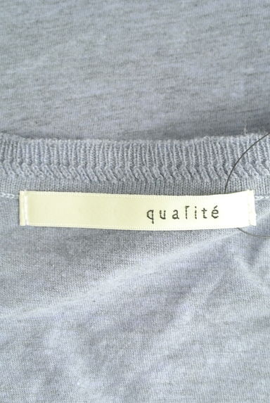 qualite（カリテ）の古着「ニットネックカットソー（カットソー・プルオーバー）」大画像６へ