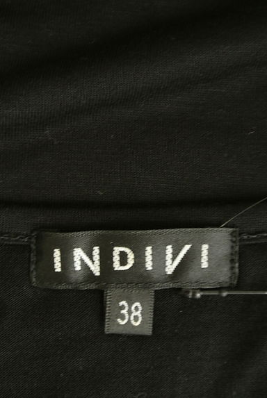 INDIVI（インディヴィ）の古着「フロントレースラグランカットソー（カットソー・プルオーバー）」大画像６へ