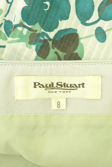 Paul Stuart（ポールスチュアート）の古着「ストライプ×花柄膝下シアースカート（スカート）」大画像６へ