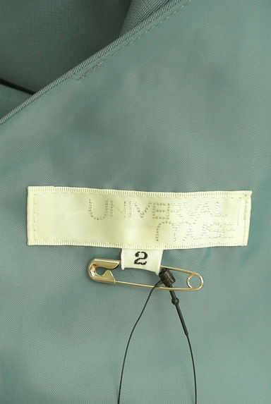 UNIVERVAL MUSE（ユニバーバルミューズ）の古着「ウエストリボン微光沢膝丈ワンピース（ワンピース・チュニック）」大画像６へ