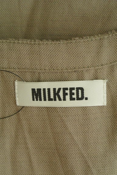 MILKFED.（ミルク フェド）の古着「BIGフリルカラーミモレワンピース（ワンピース・チュニック）」大画像６へ