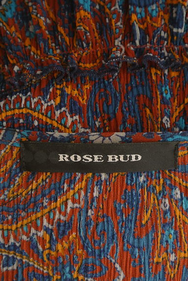ROSE BUD（ローズバッド）の古着「ペイズリー柄ロングシフォンカーディガン（カーディガン・ボレロ）」大画像６へ