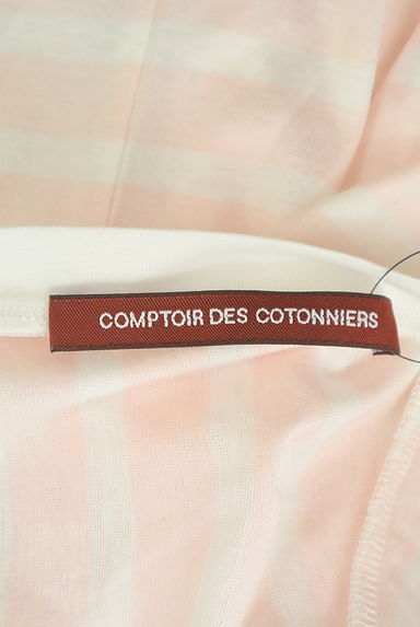 Comptoir des Cotonniers（コントワーデコトニエ）の古着「前後着ボーダーカットソー（カットソー・プルオーバー）」大画像６へ