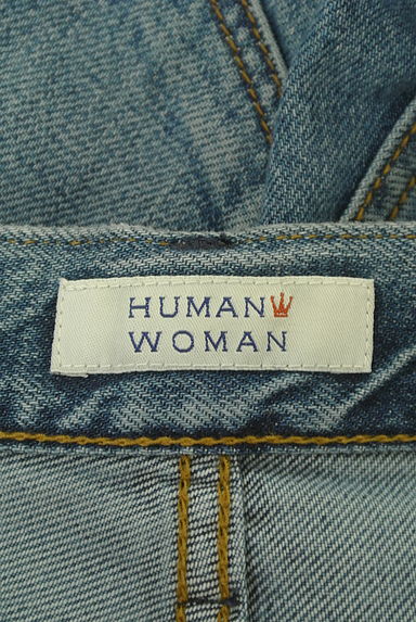 HUMAN WOMAN（ヒューマンウーマン）の古着「ワイドデニムパンツ（デニムパンツ）」大画像６へ