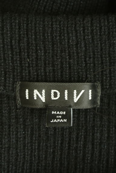 INDIVI（インディヴィ）の古着「ボートネックリブニット（セーター）」大画像６へ