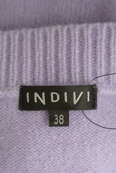 INDIVI（インディヴィ）の古着「テールカットカシミヤ混ニット（ニット）」大画像６へ