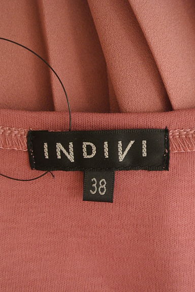 INDIVI（インディヴィ）の古着「バックシフォンプリーツカットソー（カットソー・プルオーバー）」大画像６へ