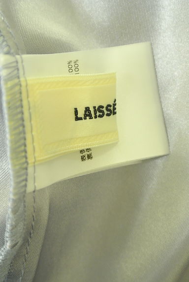 LAISSE PASSE（レッセパッセ）の古着「ドット×花柄レースロングスカート（ロングスカート・マキシスカート）」大画像６へ