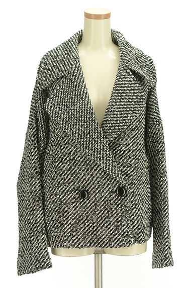 MOUSSY（マウジー）の古着「オーバーサイズドルマンショートコート（コート）」大画像１へ