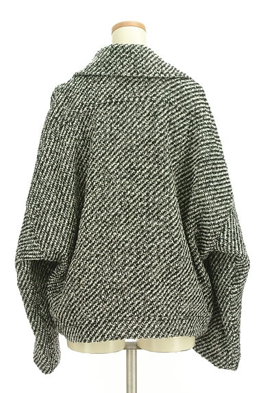 MOUSSY（マウジー）の古着「オーバーサイズドルマンショートコート（コート）」大画像２へ
