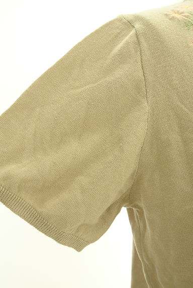 SM2（サマンサモスモス）の古着「花刺繍入り半袖カーディガン（カーディガン・ボレロ）」大画像５へ