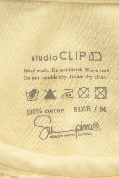 studio CLIP（スタディオクリップ）の古着「ポンポンレース付Tシャツ（Ｔシャツ）」大画像６へ