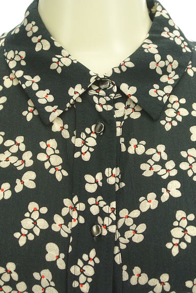 MAX&Co.（マックス＆コー）の古着「花柄シャツワンピース（ワンピース・チュニック）」大画像４へ
