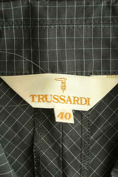 TRUSSARDI（トラサルディ）の古着「ノースリチェックシャツワンピース（ワンピース・チュニック）」大画像６へ