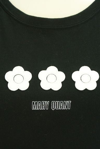 MARY QUANT（マリークワント）の古着「ブランドマークフェルト付きTシャツ（Ｔシャツ）」大画像４へ