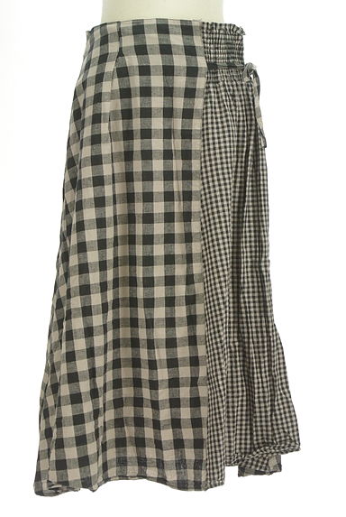 SM2（サマンサモスモス）の古着「ギンガムチェックフレアロングスカート（ロングスカート・マキシスカート）」大画像１へ