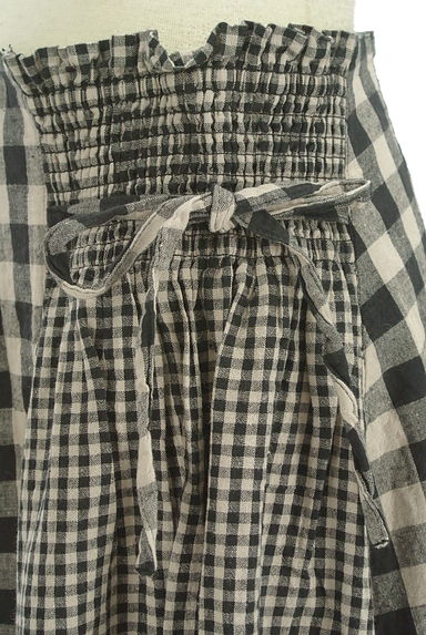 SM2（サマンサモスモス）の古着「ギンガムチェックフレアロングスカート（ロングスカート・マキシスカート）」大画像４へ