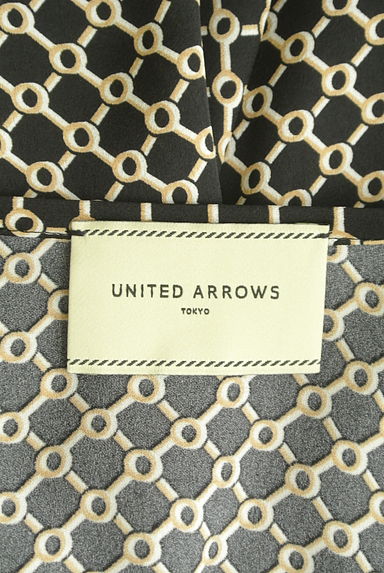 UNITED ARROWS（ユナイテッドアローズ）の古着「幾何学模様タックドレープシフォンカットソー（カットソー・プルオーバー）」大画像６へ