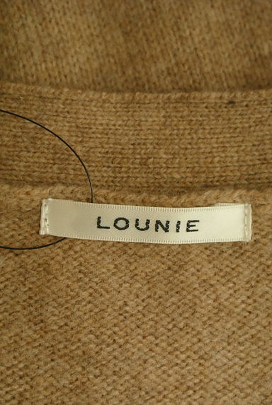 LOUNIE（ルーニィ）の古着「ドロップショルダーロングニットカーデ（カーディガン・ボレロ）」大画像６へ