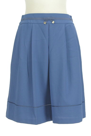 anySiS（エニィスィス）の古着「リボン付きタックフレア膝丈スカート（スカート）」大画像１へ