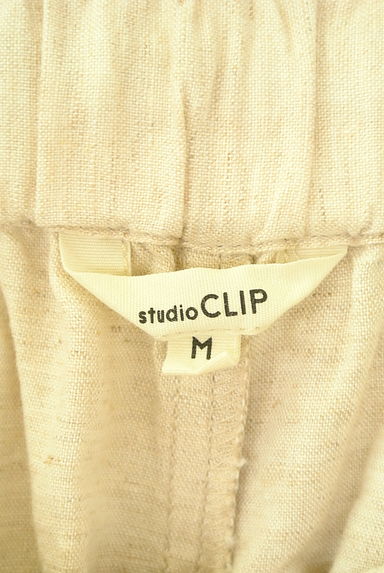 studio CLIP（スタディオクリップ）の古着「ミモレ丈コットンリネンワイドパンツ（パンツ）」大画像６へ