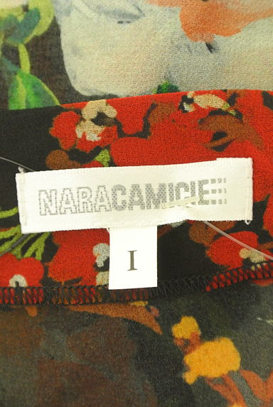 NARA CAMICIE（ナラカミーチェ）の古着「七分袖花柄シフォンカットソー（カットソー・プルオーバー）」大画像６へ